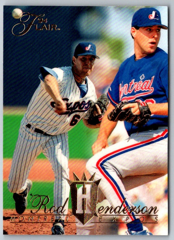 1994 Flair Rod Henderson #191