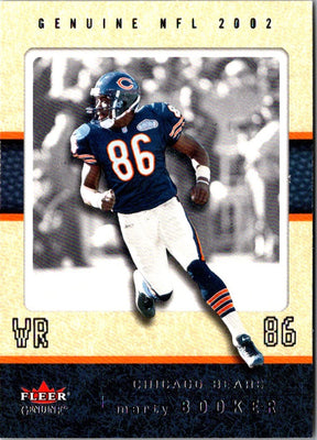2002 Fleer Genuine Marty Booker #120