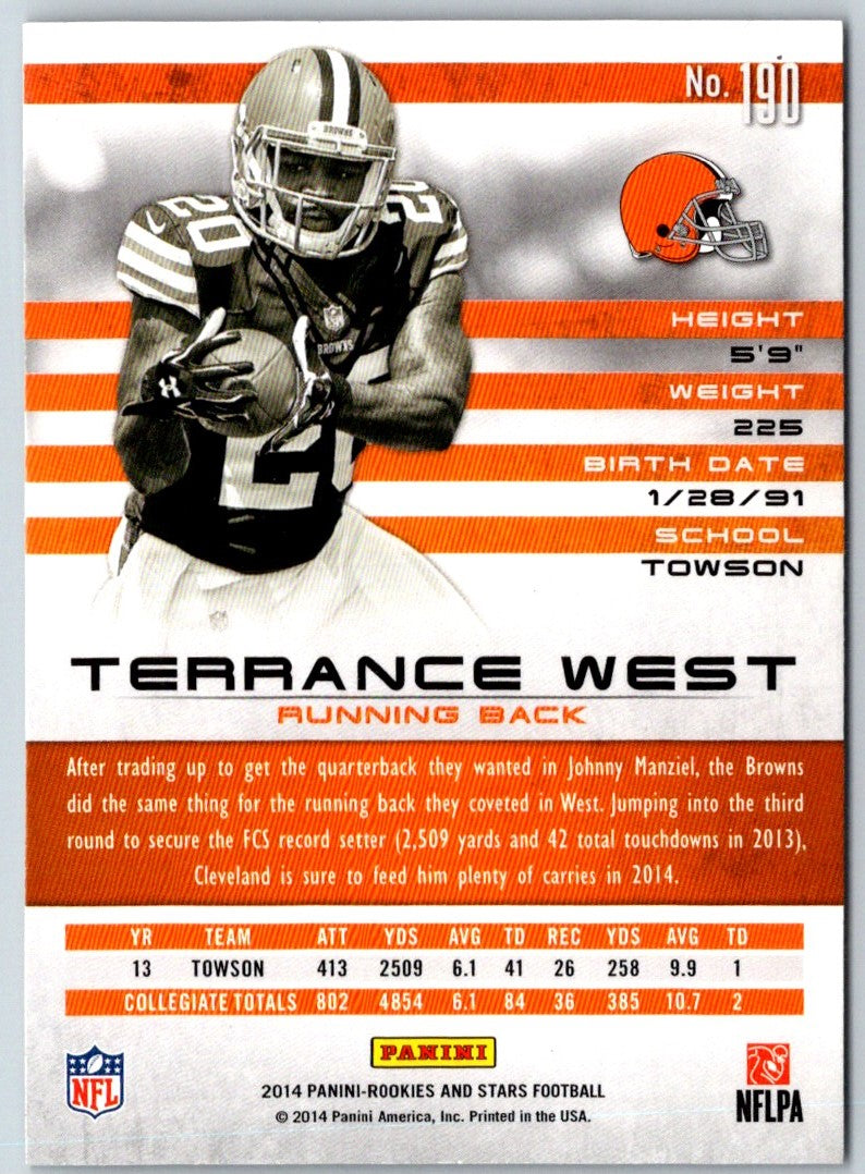 2014 Panini Rookies & Stars Terrance West