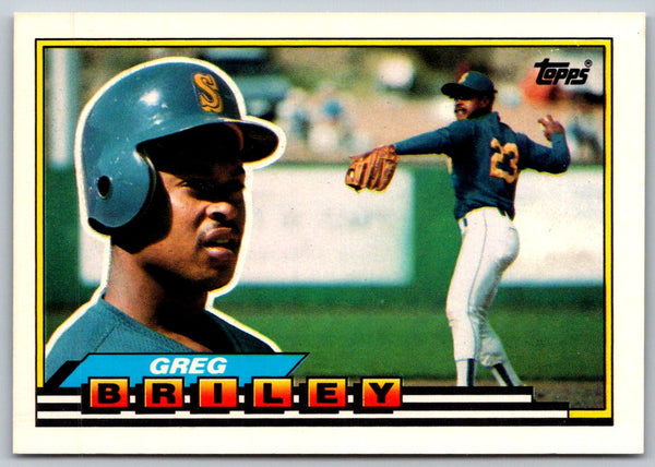 1989 Topps Big Greg Briley #247