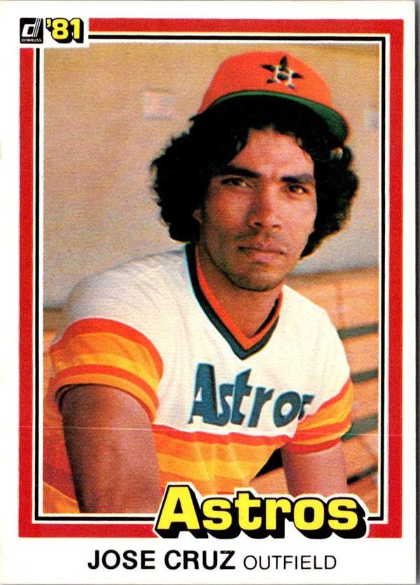 1981 Donruss Jose Cruz #383