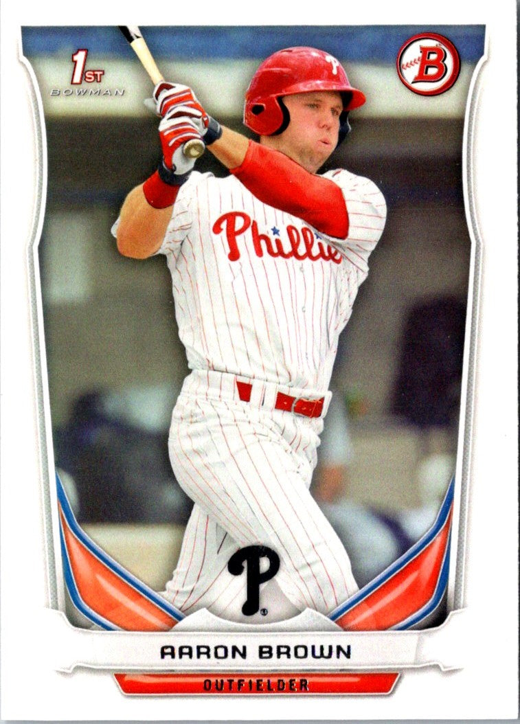 2014 Bowman Draft Picks & Prospects Aaron Brown