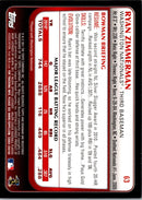 2011 Bowman Ryan Zimmerman