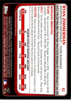 2011 Bowman Ryan Zimmerman #63