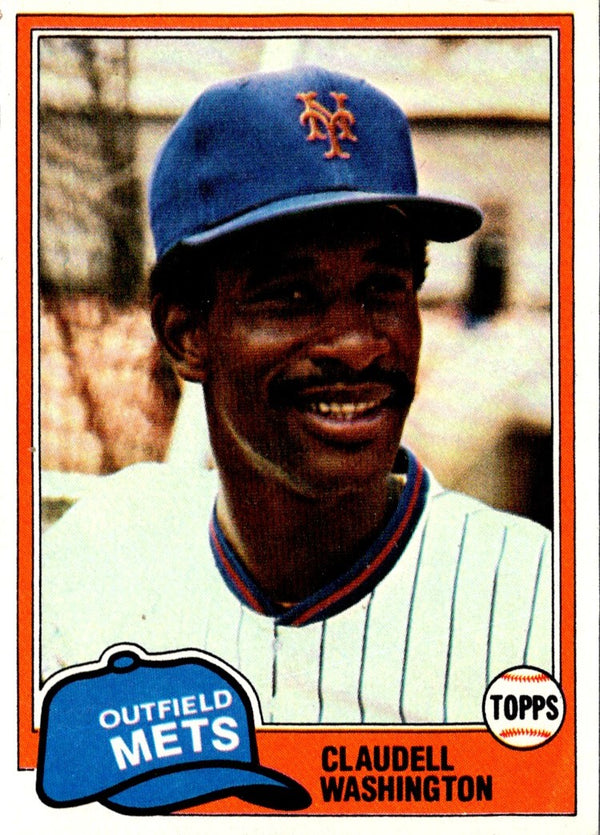 1981 Topps Claudell Washington #151