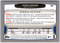 2014 Bowman Johan Santana #184