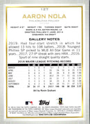 2019 Topps Gallery Aaron Nola