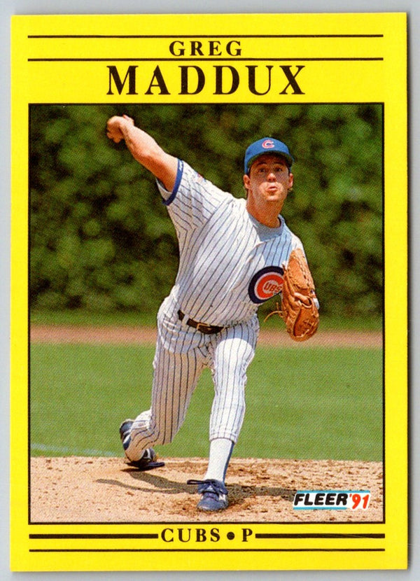 1991 Fleer Greg Maddux #426