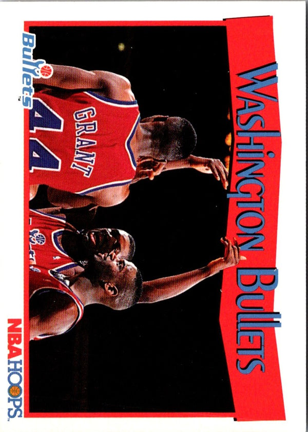 1991 Hoops Washington Bullets #300