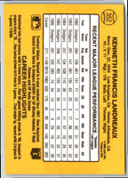 1986 Donruss Ken Landreaux #470