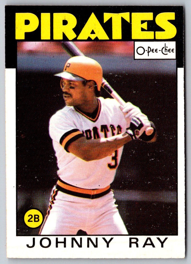 1986 O-Pee-Chee Johnny Ray