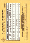 1985 Donruss Steve Crawford