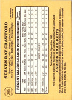 1985 Donruss Steve Crawford #395