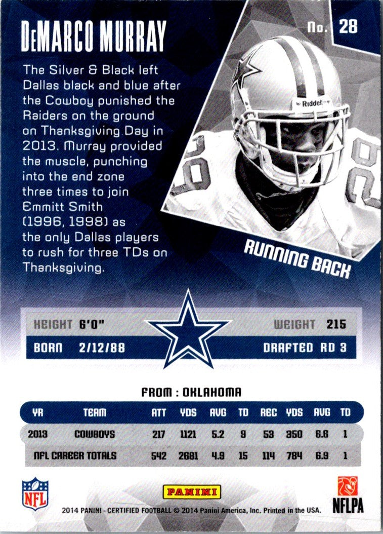 2014 Panini Certified DeMarco Murray