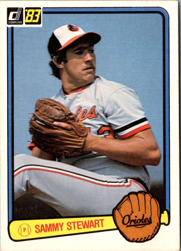 1983 Donruss Sammy Stewart #203