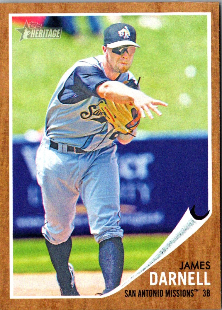 2011 Topps Heritage Minor League James Darnell