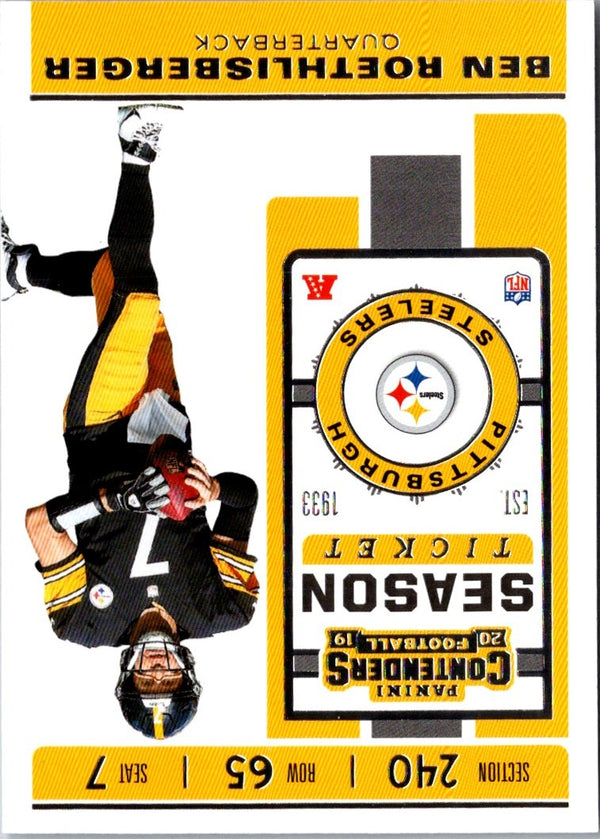 2018 Panini Ben Roethlisberger #246