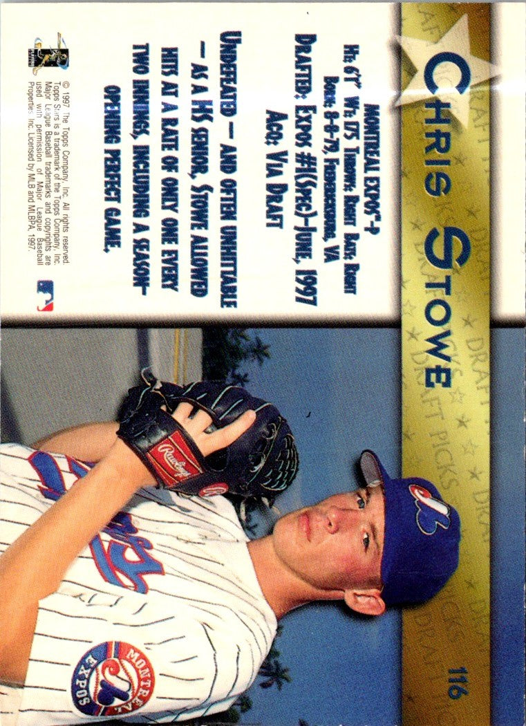 1997 Topps Stars Chris Stowe