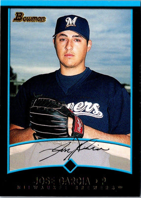 2001 Bowman Draft Picks & Prospects Jose Garcia #BDP16