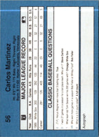 1990 Classic Blue Carlos Martinez #56