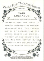 2011 Topps Allen & Ginter Minds that Made the Future Carl Linnaeus #MMF13