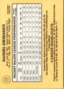 1985 Donruss Dan Driessen
