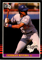 1985 Donruss German Rivera #638 Rookie