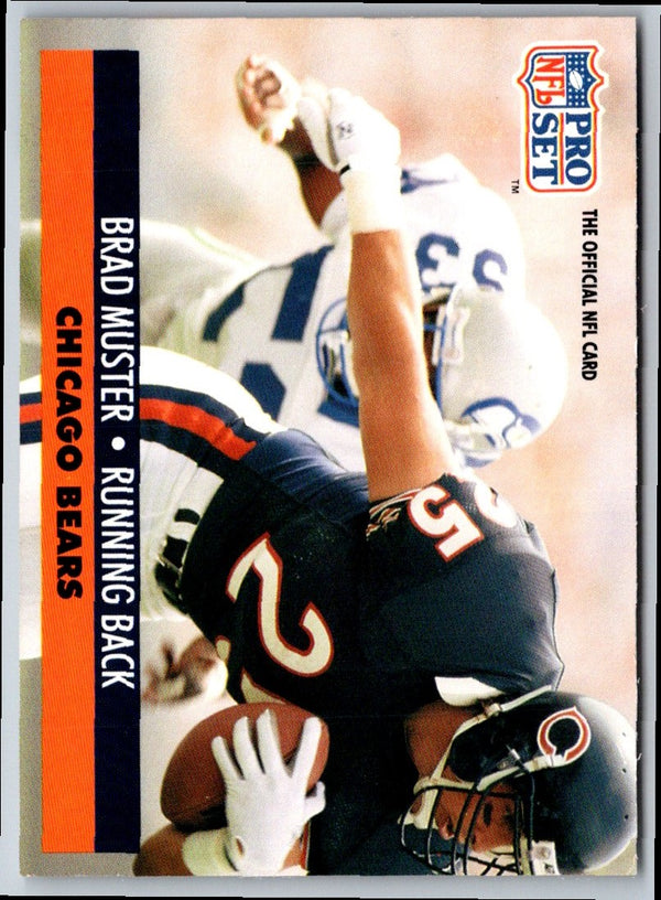 1989 Pro Set Brad Muster #46 Rookie