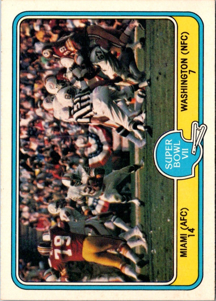 1981 Fleer Super Bowl V