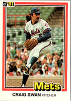 1981 Donruss Craig Swan #155