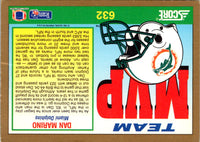 1991 Score Dan Marino #632
