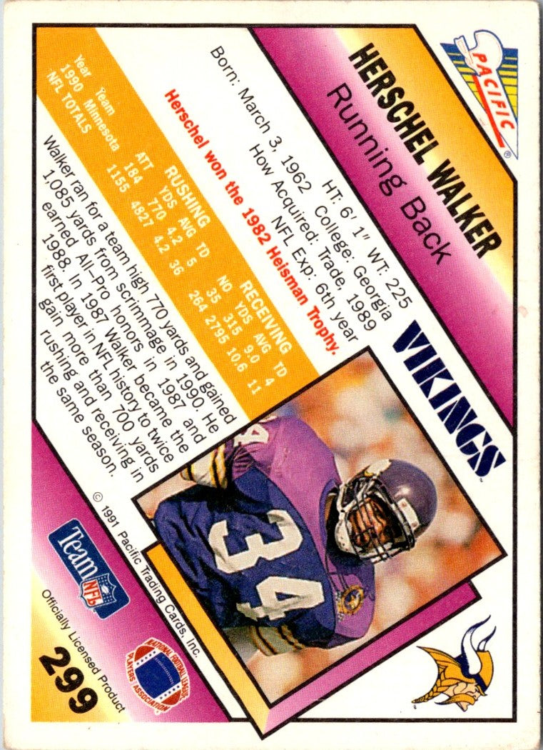 1991 Pacific Herschel Walker