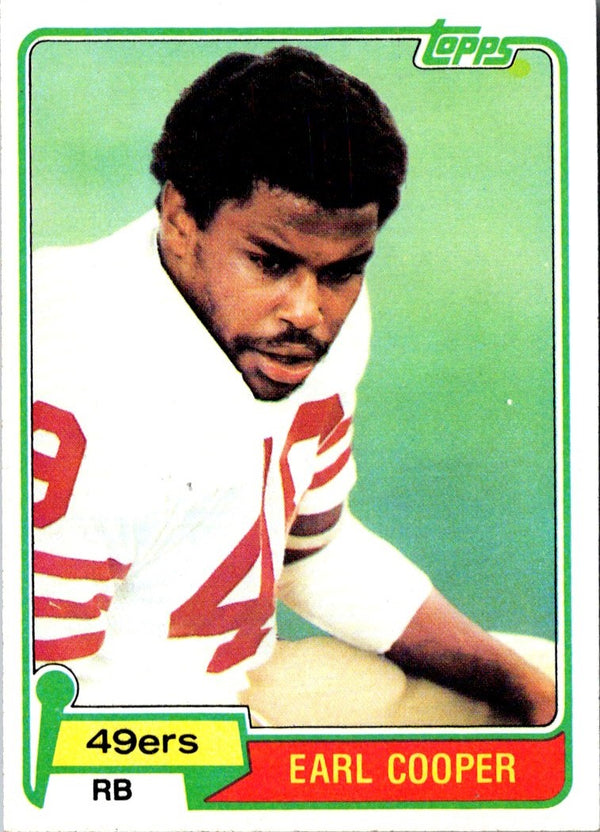 1981 Topps Earl Cooper #75 Rookie NM-MT