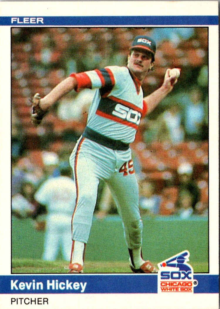 1984 Fleer Kevin Hickey