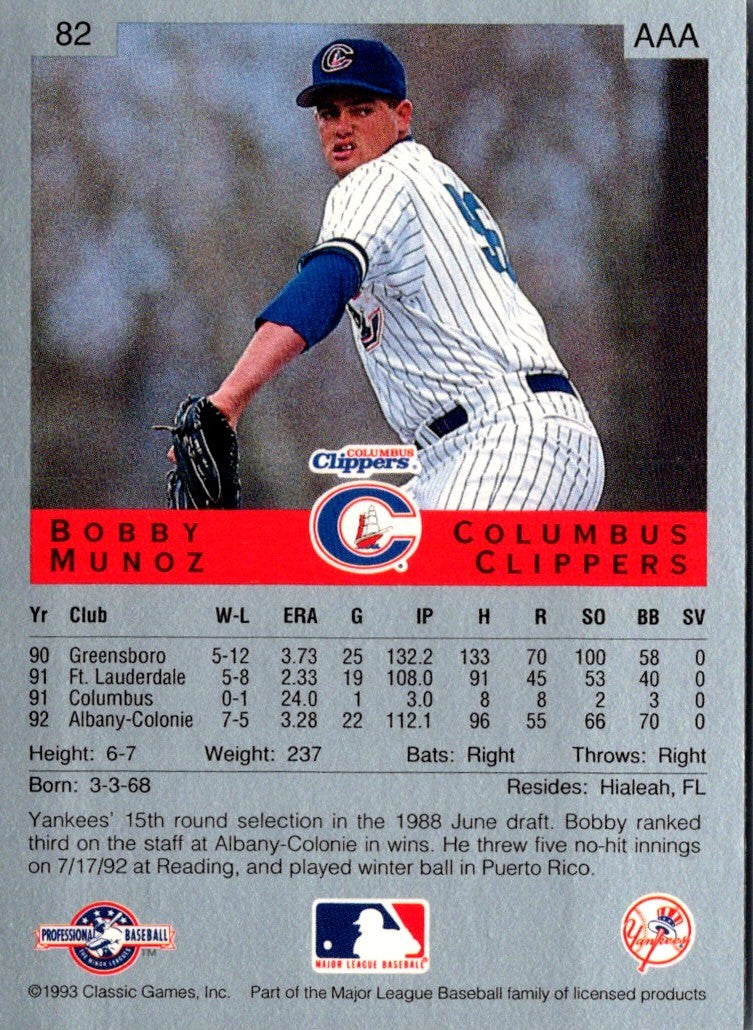 1993 Classic Best Bobby Munoz