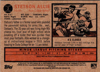 2011 Topps Heritage Minor League Stetson Allie #2