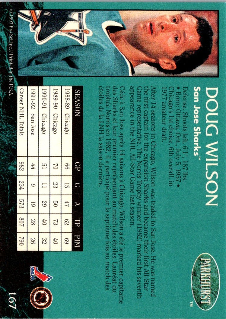 1992 Parkhurst Doug Wilson