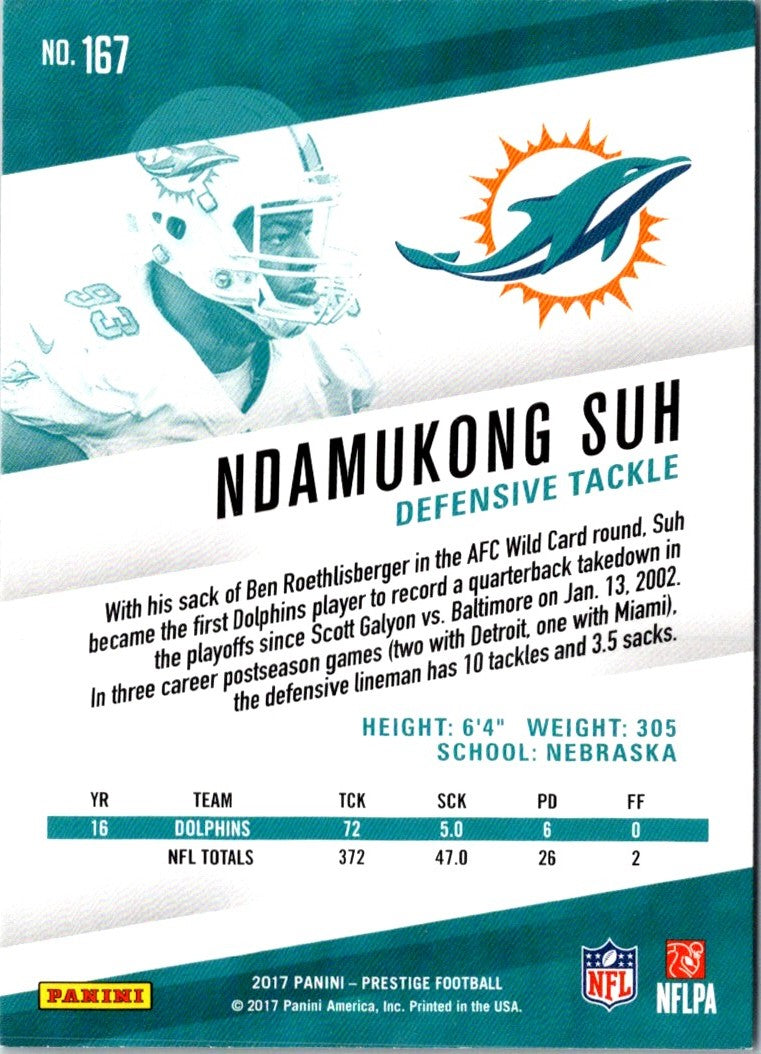 2017 Panini Prestige Ndamukong Suh