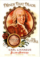 2011 Topps Allen & Ginter Minds that Made the Future Carl Linnaeus #MMF13