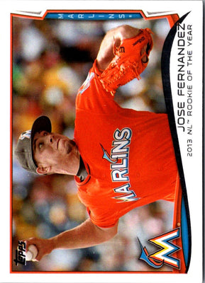 2014 Topps Jose Fernandez #413