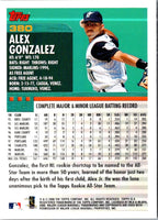 2000 Topps Alex Gonzalez #380