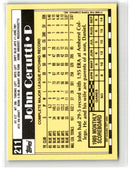 1990 Topps Tiffany John Cerutti