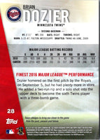 2017 Finest Brian Dozier #28