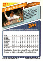 1993 Topps Gold Frank Seminara #247