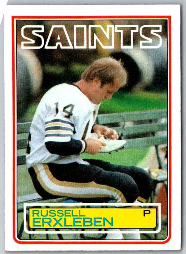 1983 Topps Russell Erxleben #112