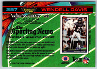 1991 Topps Stadium Club Football Wendell Davis #287