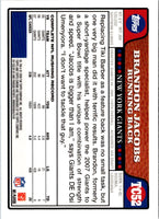 2008 Topps Chrome Brandon Jacobs #TC52