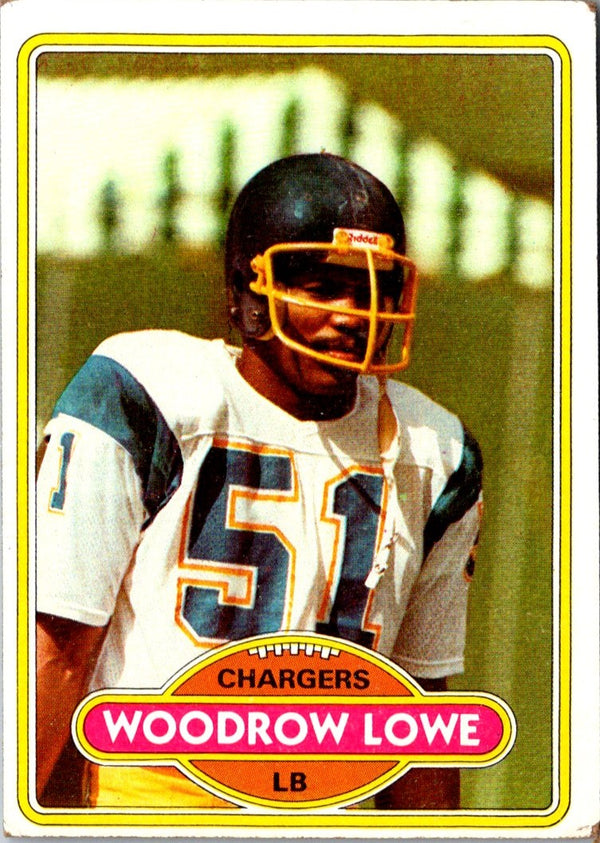 1980 Topps Woodrow Lowe #68 Rookie