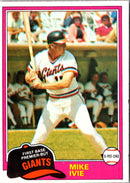 1981 Topps Mike Ivie