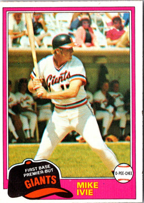 1981 Topps Mike Ivie #236